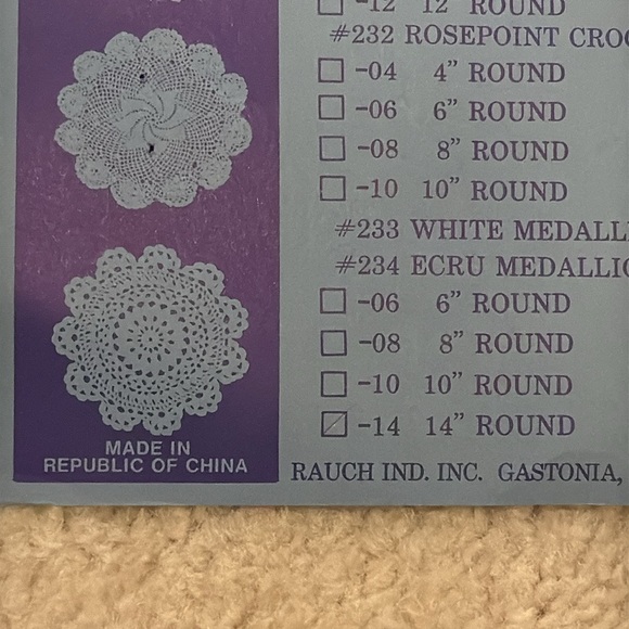 NWT Victorian doily - Picture 3 of 4